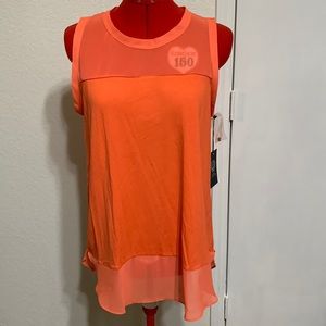 Vince Cumuto Graphic Illusion Blouse Top Size M